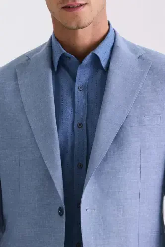 Indigo Slim Fit Mono Yaxa Zig'ir Sport Kurtkasi - 3