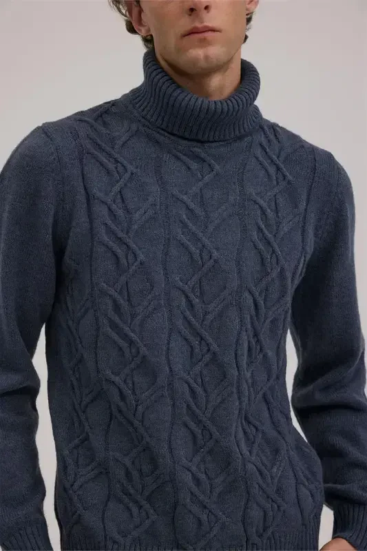 Индиго Slim Fit Там Балыкчы Яка Трико Казак - 3