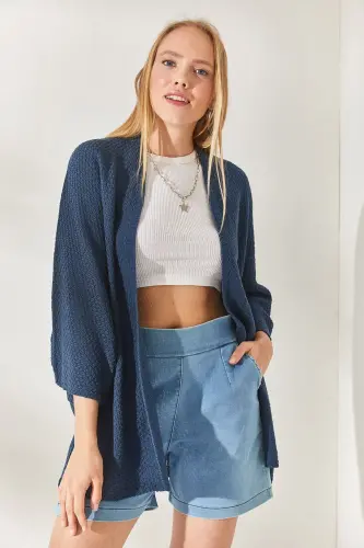 Indigo Yarasa Bahorlik Hirka HRK-19000057-Indigo - 4