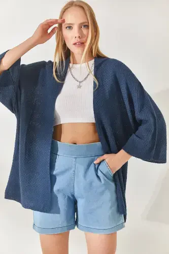 Indigo Yarasa Bahorlik Hirka HRK-19000057-Indigo - 3