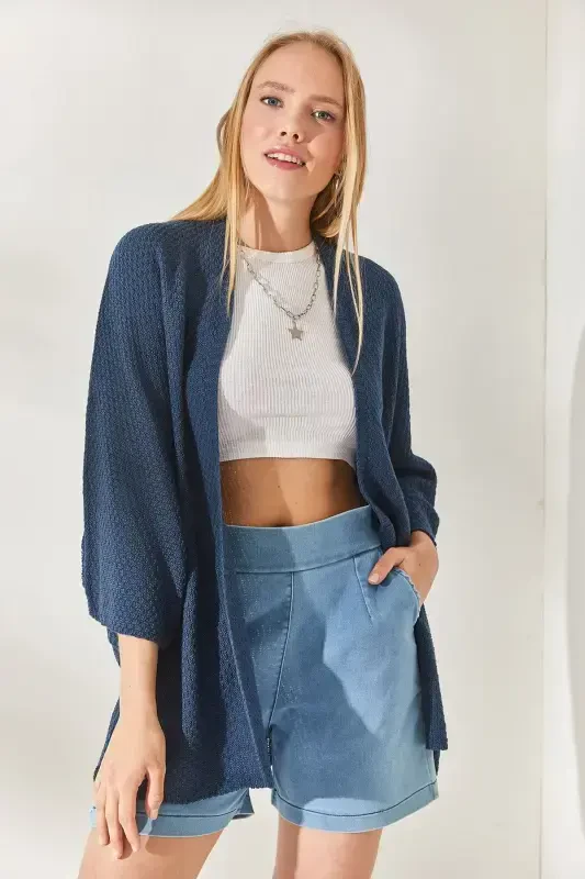 Indigo Yarasa Bahorlik Hirka HRK-19000057-Indigo - 4