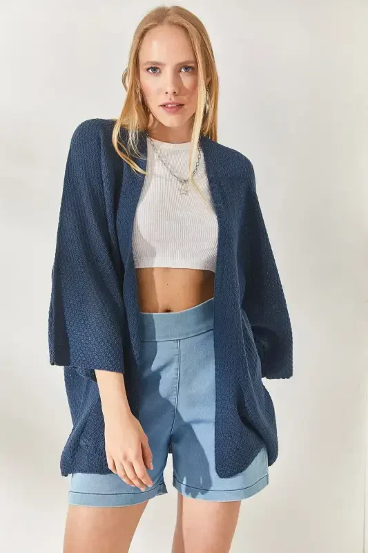 Indigo Yarasa Bahorlik Hirka HRK-19000057-Indigo - 5