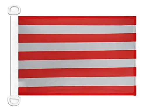 Indonesia Naval Ensign NAUTICAL Flag 18'' x 12'' - Indonesian War flags 30 x 45 cm. - Banner 12x18 in for boat - AZ FLAG - 1