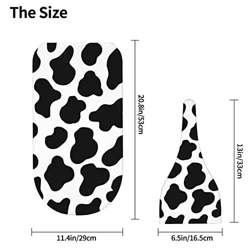 Cow Print Newborn Swaddle Blanket With Hat Set Baby Stuff Receiving Blankets Soft Transition Sleep Sacks Gifts For Infant Boys Girls - 4