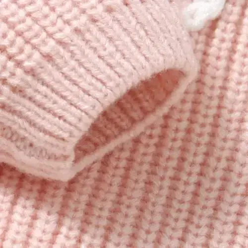 Infant Baby Boy Girl Knit Sweater Rooster Goose Embroidery Crew Neck Long Sleeve Pullover Knit Shirt Winter Clothes - 4