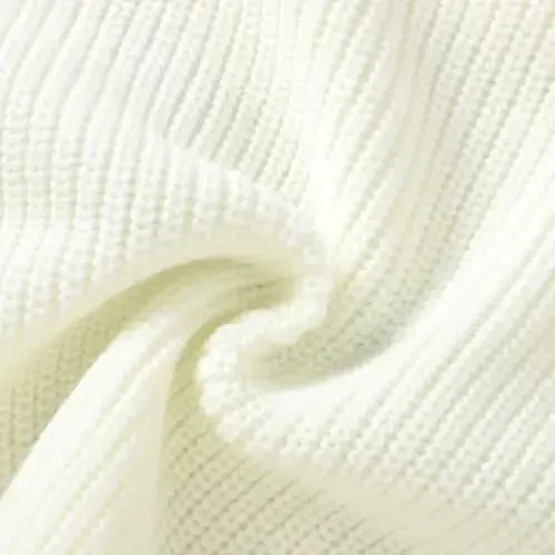 Infant Baby Boy Girl Trikotaj Sviter Xo'roz G'oz Kashtasi Ekipaj Bo'yin Uzun Qisma Pullover Trikotaj Ko'ylak Qishki Kiyimlar - 7