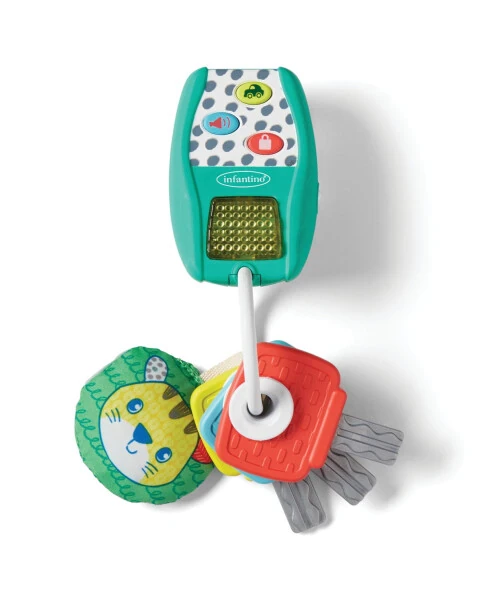 Infantino Music & Lights Busy Play Key Teether Set, Babies 6-12 Months, Multicolor - INFANTINO