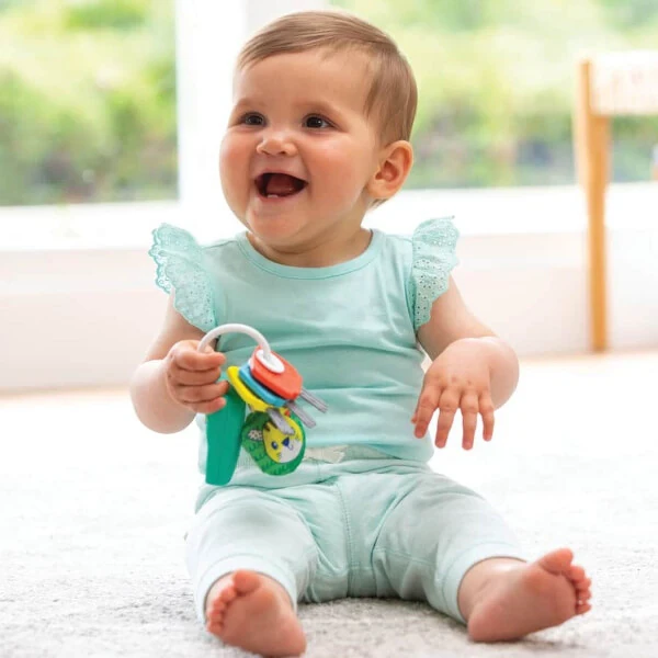 Infantino Music & Lights Busy Play Key Teether Set, Babies 6-12 Months, Multicolor - INFANTINO (1)