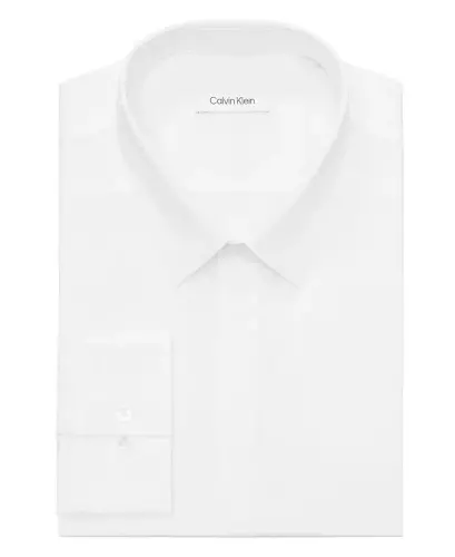 Infinite Color, Men's Slim Fit Dress Shirt-WHITE - 4