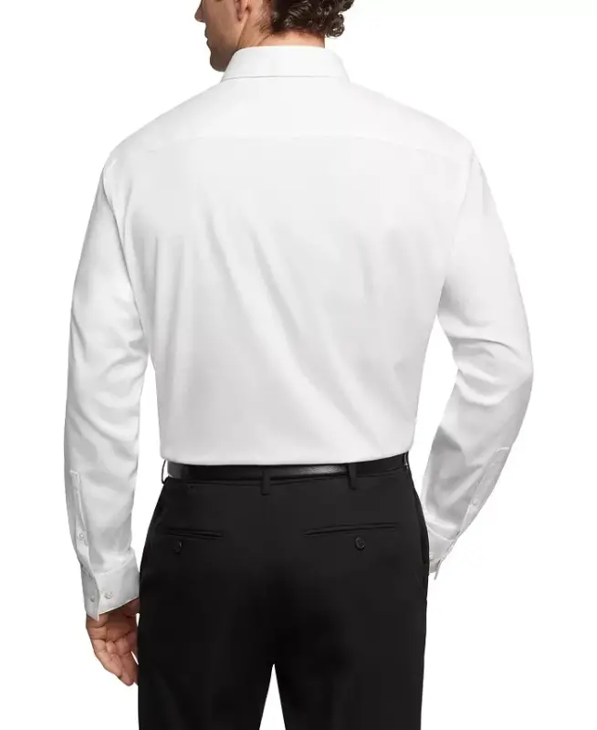 Infinite Color, Men's Slim Fit Dress Shirt-WHITE - 2