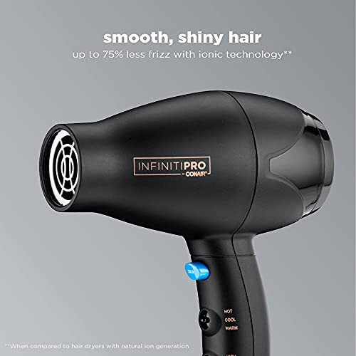 INFINITIPRO BY CONAIR Sayohat Soch Quritgich, Mighty Mini Kompakt Yengil Professional AC Motorli Soch Quritgich - 4