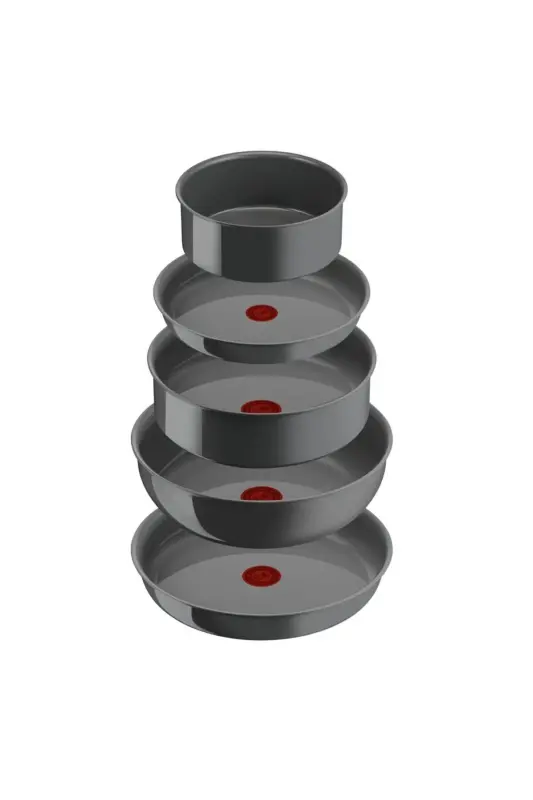 Ingenio Ceramic Renew Seramik Kaplama Tava Tencere Seti - 11 Parça - Gri - 4