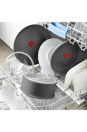 Ingenio Ceramic Renew Seramik Kaplama Tava Tencere Seti - 11 Parça - Gri - 6