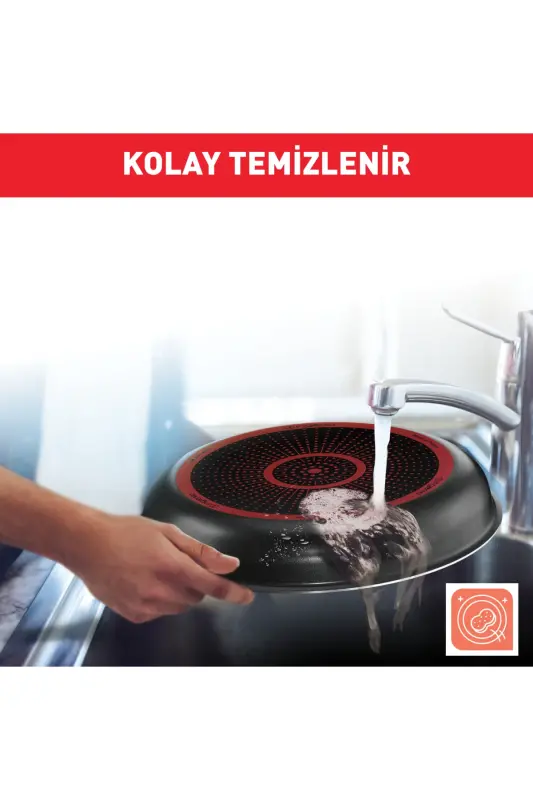 Ingenio Excellence 6X Büyük Tava Tencere Seti - 12 Parça - Siyah - 5