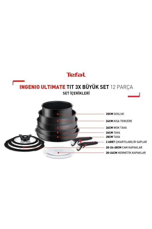 Ingenio Ultimate Titanium 3x Large Set 12 Pieces - 2