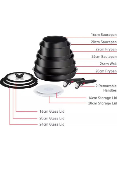 Ingenio Unlimited 13 Parçalı Set (6x) - SİYAH - 4