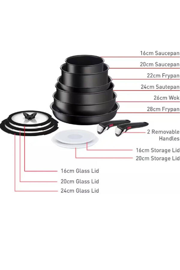 Ingenio Unlimited 13 Parçalı Set (6x) - SİYAH - 4