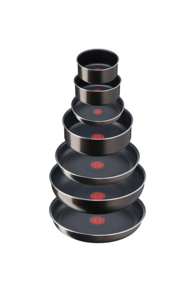 Ingenio Xl Force Titanium 2x 19 dona Maxi tova va qozon to'plami - 2100129609 - TEFAL (1)
