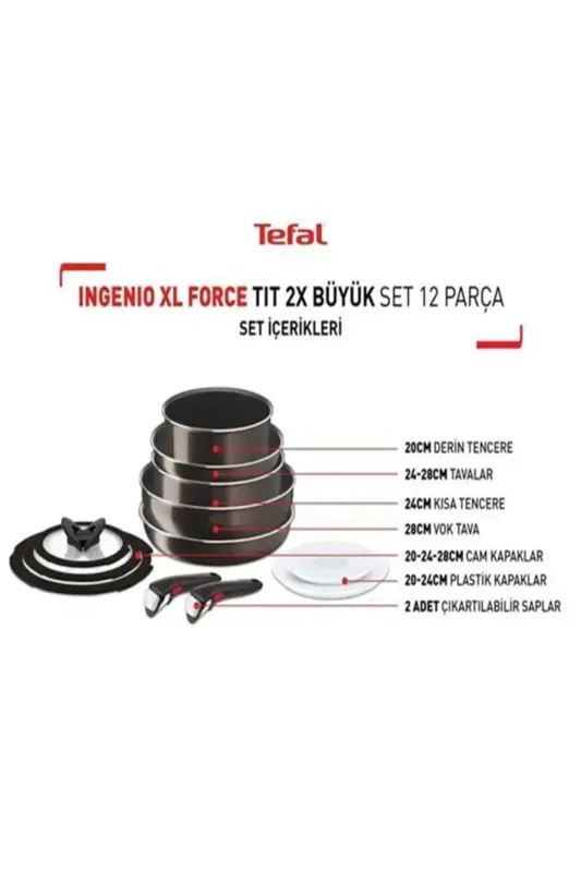 Ingenio Xl Force Titanium 2x Maxi Set 19 Pieces - 6
