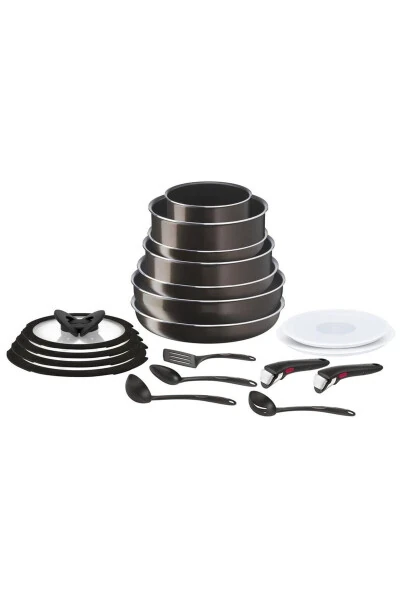 Ingenio Xl Intense Titanium 2x Maxi Set 19 Pieces - TEFAL