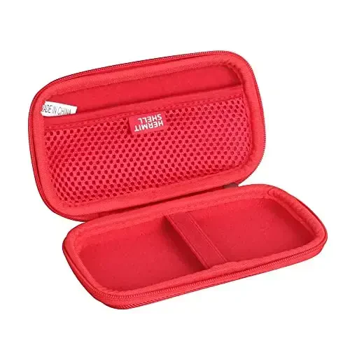 Hermitshell Hard Travel Case for INIU Portable Charger 10000mAh Power Bank [2022 Version] (Red) - 3