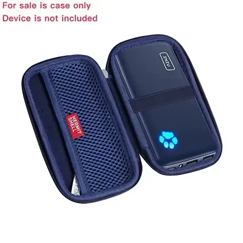 Hermitshell Hard Travel Case for INIU Portable Charger 10000mAh Power Bank [2022 Version] (Blue) - HERMITSHELL (1)