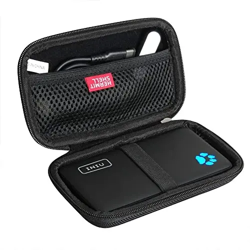 Hermitshell Hard Travel Case for INIU Portable Charger 10000mAh Power Bank [2022 Version] (Blue) - 1