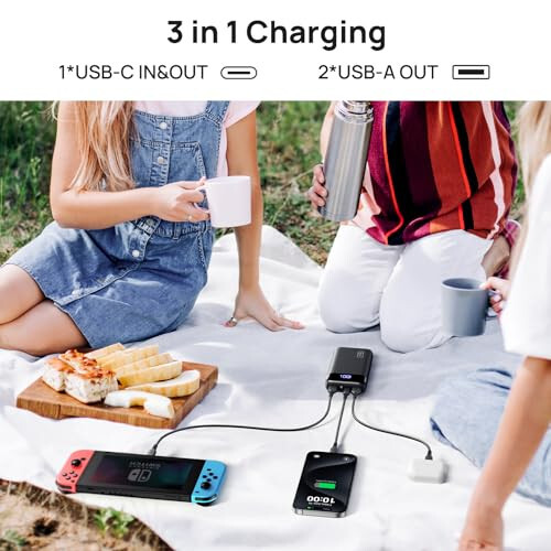 INIU Taşınabilir Şarj Cihazı, 22.5W 20000mAh USB C Giriş & Çıkış Güç Bankası Hızlı Şarj, PD 3.0+QC 4.0 LED Ekran Telefon Pil Paketi iPhone 15 14 13 12 Pro Samsung S21 Google iPad Tablet ile Uyumlu, vb. - 9