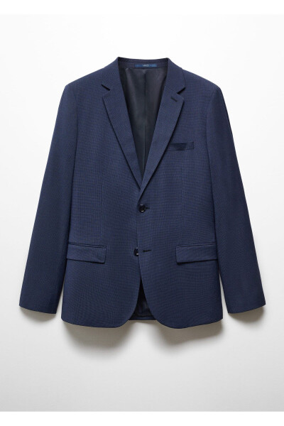 Ink Blue Men's Blazer Jacket - 4