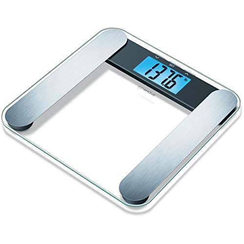 innoHaus Body Fat Analyzer Scale Bmi, Multi-User & Recognition, Digital Weight Scale, XL LCD Illuminated Display, ABF220, Silver - 1