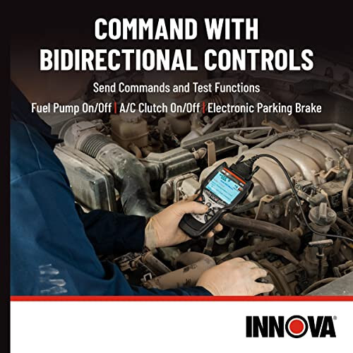 Innova 5610 OBD2 Bidirectional Scan Tool - Understand Your Vehicle, Pinpoint What's Wrong, and Complete Your Repairs with Less Headache. Free Updates. Free US-Based Technical Support. - 4