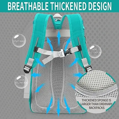 INOXTO 40L Tennis Backpack for Men & Women, Large Pickleball Bag With Independent Shoe Storage, Waterproof & Breathable, Holds 2 Tennis Rackets for Badminton, Travel & Camping - 4