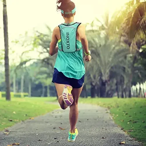 INOXTO Running Hydration Vest Backpack,Lightweight Insulated Pack with 1.5L Water Bladder Bag Daypack for Hiking Trail Running Cycling Race Marathon for Women Men - 6