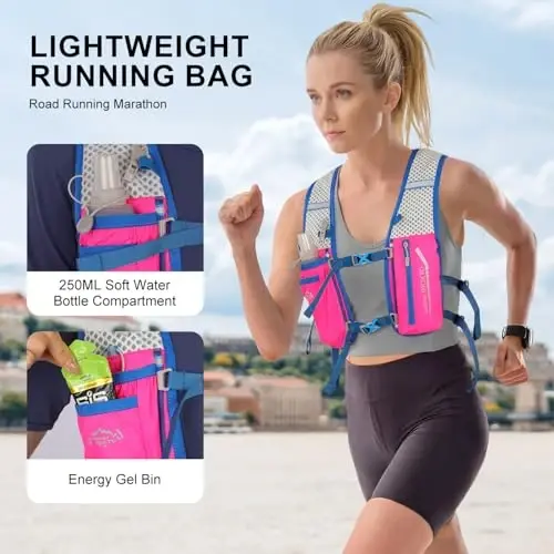 INOXTO Running Hydration Vest Backpack,Lightweight Insulated Pack with 1.5L Water Bladder Bag Daypack for Trail Hiking Running Cycling Race Marathon for Women Men - IX INOXTO (1)