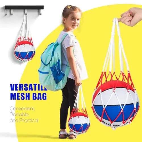 INPODAK Qizlar basketboli, 5-razmer Unicorn basketboli 27.5 dyuym nasos bilan yosh bolalar uchun, Rojdestvo bolalar sovg'asi - 3