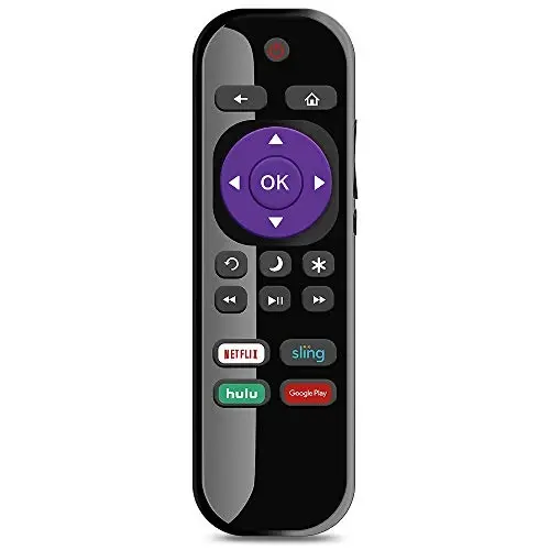 New NS-RCRUS-17 Remote fit for Insignia Roku TV NS-24DR220NA18 NS-32DR310NA17 NS-32DR420NA16 NS-32DR420NA16A NS-32DR420NA16B NS-39DR510NA17 NS-40DR420NA16 NS-40DR420NA16B NS43DR710NA17 NS-43DR710NA1 
