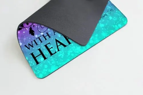 Inspirational Quote, Grateful Heart Mouse pad Customized Mousepad Non-Slip Rubber Base Mouse Pads for Computers Laptop Office Desk Accessories Mouse pad - 3