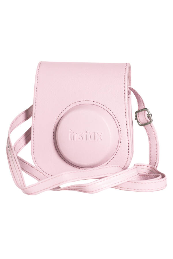 Instax mini 12 Pink Camera-10 Pack Film-Mini Album and Leather Case Set - 5