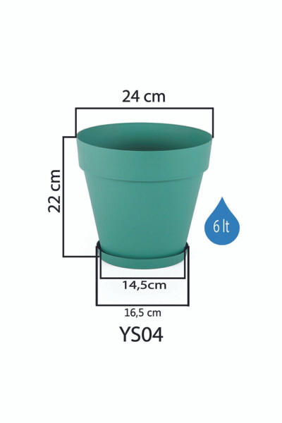 Insulated Pot 6lt Cracked White - SERİNOVA (1)