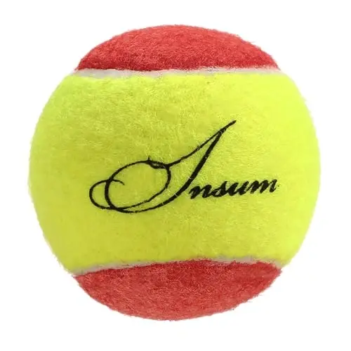 INSUM Kids Tennis Balls, Pressureless Tennis Balls for Kids Practice, Made of Premium Durable Felt, Idea for Little Beginner Training - 2