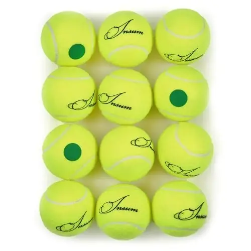 INSUM Kids Tennis Balls, Pressureless Tennis Balls for Kids Practice, Made of Premium Durable Felt, Idea for Little Beginner Training - 7