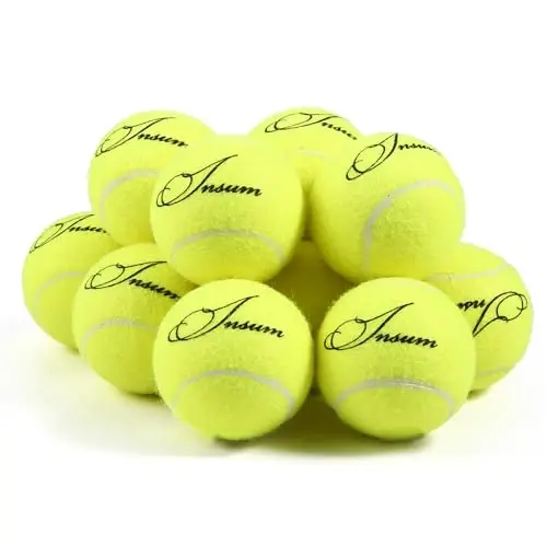 INSUM Tennis Balls, Low Pressureless Tennis Balls for Beginners, Made of Premium Durable Felt, Idea for Little Beginner Practice - 6