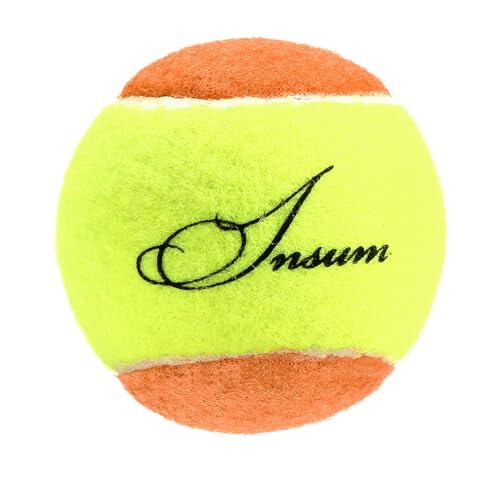 Insum Junior Kids Tennis Balls Felt for Beginner Teen, Red Orange Green, 25%, 50%, 75% Slower Speed | Low Compression - 4