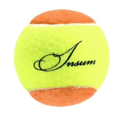 Insum Junior Kids Tennis Balls Felt for Beginner Teen, Red Orange Green, 25%, 50%, 75% Slower Speed | Low Compression - 2