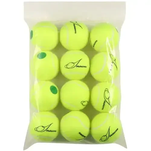 INSUM Kids Tennis Balls, Pressureless Tennis Balls for Kids Practice, Made of Premium Durable Felt, Idea for Little Beginner Training 