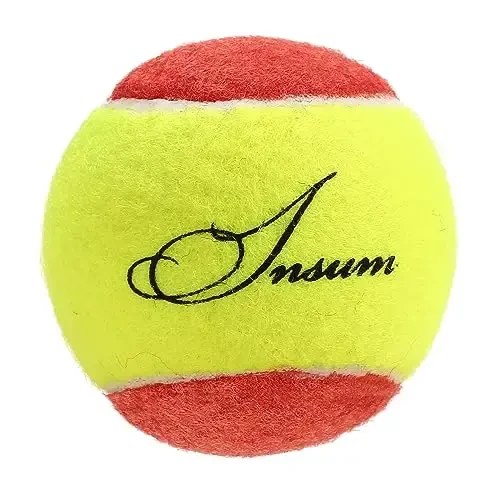 INSUM Kids Tennis Balls, Pressureless Tennis Balls for Kids Practice, Premium bardoshli feltdan tayyorlangan, Kichik boshlang'ichlar uchun mashq uchun ideal - 2