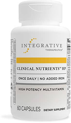 Integrative Therapeutics Clinical Nutrients HP - Multivitamin with Vitamin C, Zinc, Biotin & Vitamin B12 - Antioxidant Support Supplement for Men and Women* - Dairy Free - 60 Capsules - 1