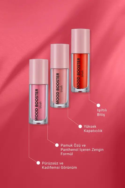 Intensely Pigmented Liquid Blush (RED) - Mood Booster Lbl. - 004 Feel The Red - 8682536043731-004 FEEL THE RED - 4