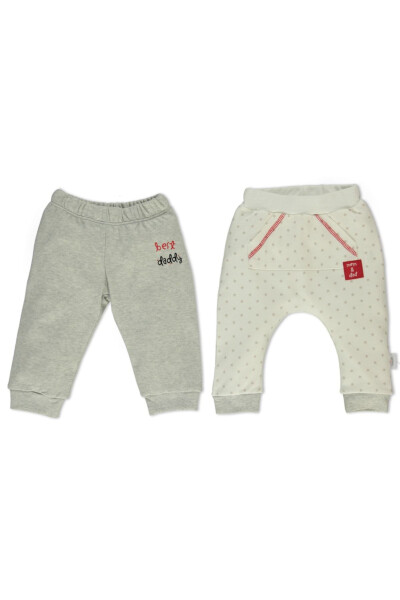 Interlock Cotton Baby Pants 2 Pack (Mum Dad/22) (t2637) - 1