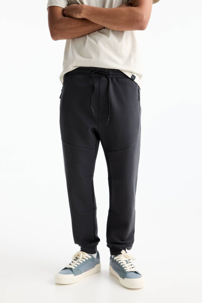 Interlock Detailed Technical Jogger Pants - 1